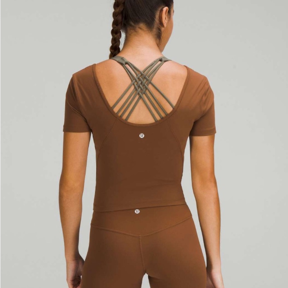 lululemon athletica Brown Bodysuit with Strappy Back